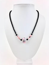 Load image into Gallery viewer, Black Onyx + Peruvian Opal Beaded Necklace
