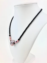 Load image into Gallery viewer, Black Onyx + Peruvian Opal Beaded Necklace
