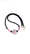 Load and play video in Gallery viewer, Black Onyx + Peruvian Opal Beaded Necklace
