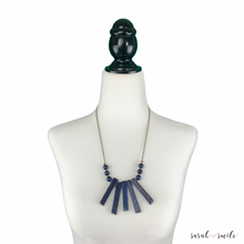 Load image into Gallery viewer, Lapis Lazuli w/ Antique Brass Chain
