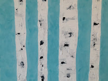 Load image into Gallery viewer, Birch + Turquoise - 24”x48”
